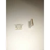 Kép 2/2 - Végzáró szett 12 mm széles Deep süllyeszthető mély profilhoz, alusínhez(1db teli/1db lyukas végzáró)