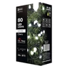 Kép 3/5 - KARÁCSONYI FÉNYF CHERRY 8M 80LED IP44 IDŐZÍTŐ HIDEG FEHÉR