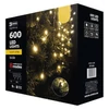 Kép 3/8 - KARÁCSONYI FÉNYF JÉGCSAP MULTIF 10M 600LED IP44 MELEG FEHÉR