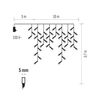 Kép 2/7 - KARÁCSONYI FÉNYF JÉGCSAP MULTIF 10M 600LED IP44 HIDEG FEHÉR