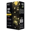 Kép 3/9 - KARÁCSONYI FÉNYF CLASSIC 8M 80LED IP44 IDŐZÍTŐ MELEG FEHÉR