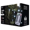 Kép 2/11 - KARÁCSONYI FÉNYF JÉGCSAP MULTIF 5M 300LED TÁVIR IP44 HIDEG
