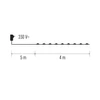 Kép 2/3 - KARÁCSONYI FÉNYF NANO 4M 40LED IP44 EZÜST VEZ IDŐZÍTŐ HIDEG