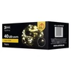 Kép 3/9 - KARÁCSONYI FÉNYF NANO 4M 40LED IP44 ZÖLD VEZ IDŐZÍTŐ MELEG