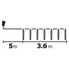 Kép 2/4 - KARÁCSONYI FÉNYF NAGY JÉGCSAP 3.6M 140LED IP44 ÁTL.KÁB HIDEG