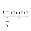 Kép 2/4 - HOME DECO FÉNYF BIG CHERRY 4M 40LED IP44 IDŐZÍTŐ MELEG FEHÉR