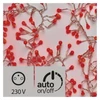 Kép 1/4 - KARÁCSONYI FÉNYF CHERRY SÜNI 2.4M 288LED IP44 IDŐZÍTŐ PIROS