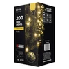 Kép 3/5 - KARÁCSONYI FÉNYF JÉGCSAP MULTIF 3.6M 200LED IP44 MELEG FEHÉR