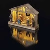 Kép 4/4 - KARÁCSONYI DEKO BETLEHEN 26x19cm 5LED 3xAA IDŐZÍTŐ MELEG F.