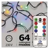 Kép 1/6 - KARÁCSONYI FÉNYF MULTIF CHERRY 10M 96LED IP44 TÁVÍR. SZÍNES