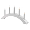 Kép 2/4 - HOME DECO GYERTYA ÁLLV FEHÉR 9LED E10 IP20 ID MF