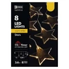 Kép 3/4 - KARI FÉNYFÜZÉR CSILLAG AKRIL 8LED IP44 ID MELEG F