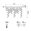 Kép 1/2 - CNT PRO - KARI FÉNYF JÉGCSAP VILL 50LED IP44 FK MF