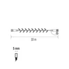 Kép 2/7 - CNT - KARÁCSONYI FÉNY 10M 100LED IP44 KÉK