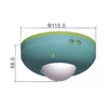 Kép 7/7 - EMOS Mozgásérzékelő (PIR) IP20 6m 360°