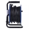 Kép 2/6 - Kábeldob 25 m / 4 aljzat / fekete / PVC / 230 V / 2,5 mm2