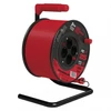 Kép 2/7 - Kábeldob 25 m / 4 aljzat / piros / PVC / 230 V / 1,5 mm2