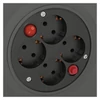 Kép 5/7 - Kábeldob 25 m / 4 aljzat / piros / PVC / 230 V / 1,5 mm2