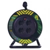 Kép 2/5 - Kábeldob 25 m / 4 aljzat / fekete / PVC / 230 V / 1,5 mm2