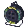 Kép 3/5 - Kábeldob 25 m / 4 aljzat / fekete / PVC / 230 V / 1,5 mm2