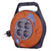 Kép 5/10 - Kábeldob 10 m / 4 aljzat / fekete / PVC / 230 V / 1 mm2