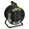 Kép 4/6 - Kültéri kábeldob 25 m / 4 aljzat / fekete / gumi / 230 V / 1,5 mm2