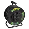 Kép 4/6 - Kültéri kábeldob 50 m / 4 aljzat / fekete / gumi / 230 V / 1,5 mm2