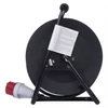 Kép 3/6 - Kültéri kábeldob 25 m / 3 aljzat / fekete / gumi / 230V/400V / 1,5 mm2