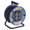 Kép 4/6 - Kültéri kábeldob 25 m / 4 aljzat / fekete / gumi / 230 V / 2,5 mm2