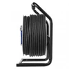 Kép 2/5 - Kültéri kábeldob 50 m / 4 aljzat / fekete / gumi / 230 V / 2,5 mm2