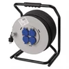 Kép 3/5 - Kültéri kábeldob 50 m / 4 aljzat / fekete / gumi / 230 V / 2,5 mm2