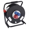 Kép 5/9 - Kültéri kábeldob 33 m / 3 aljzat / fekete / gumi / 230V/400V / 2,5 mm2
