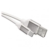Kép 1/3 - Töltő- és adatkábel USB-A 2.0 / USB-C 2.0, 1 m, fehér