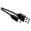 Kép 1/3 - Töltő- és adatkábel USB-A 2.0 / micro USB-B 2.0, 2 m, fekete