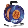 Kép 1/8 - Kábeldob 25 m / 4 aljzat / narancssárga / PVC / 230 V / 1,5 mm2