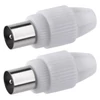Kép 2/4 - EMOS IEC csatlakozó egyenes A203R 2db/bliszter