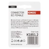Kép 3/4 - EMOS IEC csatlakozó ferde 2db/bliszter
