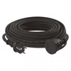 Kép 2/5 - Kültéri hosszabbító 20 m / 1 aljzat / fekete / gumi-neoprén / 250 V / 1,5 mm2