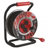 Kép 1/7 - Kültéri kábeldob 40 m / 4 aljzat / fekete / gumi-neoprén / 230V / 2,5 mm2