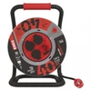 Kép 2/7 - Kültéri kábeldob 40 m / 4 aljzat / fekete / gumi-neoprén / 230V / 2,5 mm2