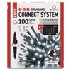 Kép 6/12 - Standard LED sorolható karácsonyi füzér – fényfüggöny, 1x2 m, kültéri, hideg fehér