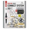 Kép 6/10 - Profi LED sorolható füzér, villogó, fehér – jégcsapok, 3 m, kültéri, meleg/hideg fehér