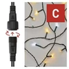 Kép 2/12 - Standard LED sorolható karácsonyi füzér, villogó, 10 m, kültéri, meleg/hideg fehér