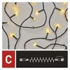 Kép 4/12 - Standard LED sorolható karácsonyi füzér, villogó, 10 m, kültéri, meleg/hideg fehér