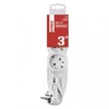 Kép 6/6 - Hosszabbító 3 m / 3 aljzat / fehér / PVC / 1,5 mm2