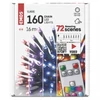 Kép 6/6 - LED karácsonyi fényfüzér, 16 m, kültéri és beltéri, RGB, távirányító, programok, időzítő
