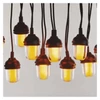 Kép 5/7 - LED fényfüzér – 10× party égő, 4,5 m, kültérre és beltérre, vintage