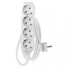Kép 1/6 - Hosszabbító 1,5 m / 4 aljzat / fehér / PVC / 1 mm2