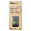 Kép 6/15 - GP Akkumulátor töltő Charge 10 S491 + 4× AA