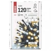 Kép 6/8 - LED karácsonyi fényfüzér, 12 m, kültéri és beltéri, meleg/hideg fehér, időzítő